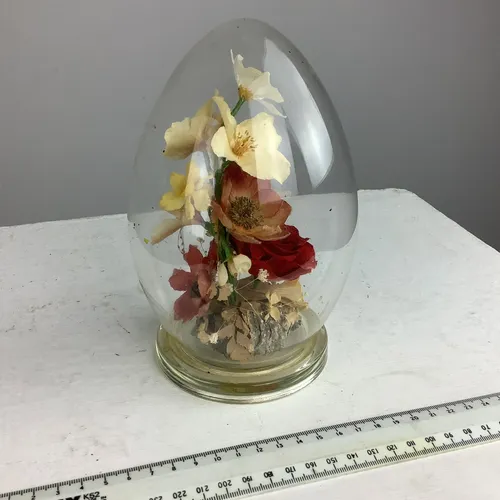 Small Artificial Autumnal Plant in Terrarium
