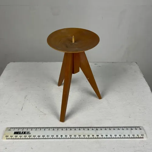 Wood Tripod Candle Holder
