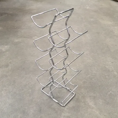 Freestanding Metal Wine Bottle Rack