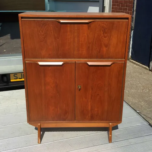 Period Wooden Drinks Cabinet / Cupboard Unit