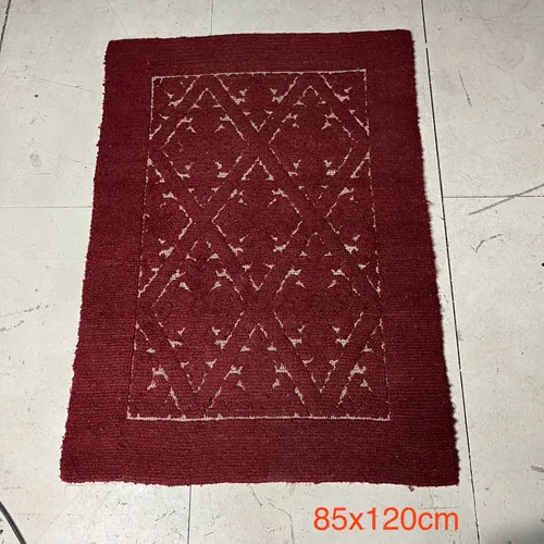 Small Red Patterned Rug/Mat