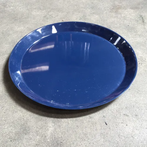 Blue Plastic Dinner Plate