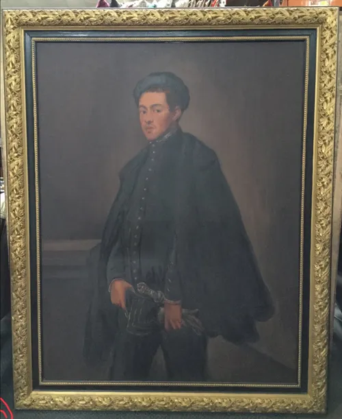 Portrait of Young Nobleman by Jacopo Tintoretto 1551 Painting (141cm x 176cm)