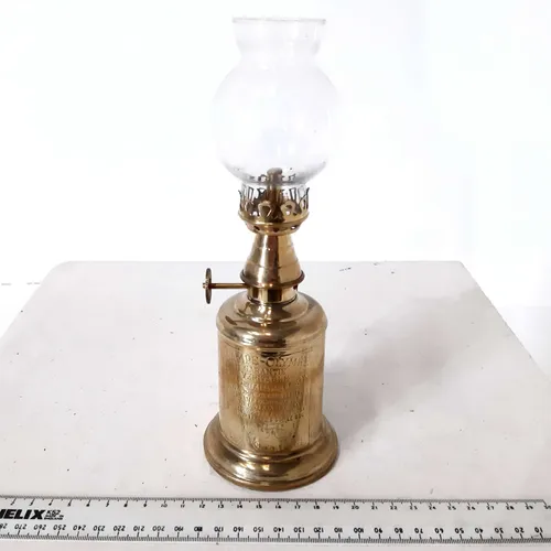 Vintage 1860 Brass  Lampe Olympe Gas Pidgeon Lamp 