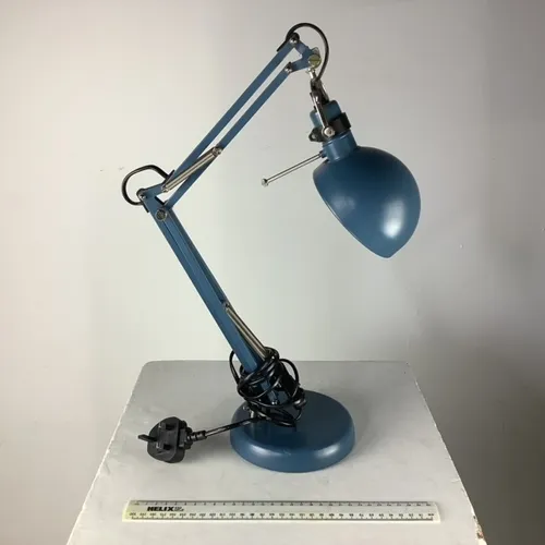 Blue Metal Anglepoise Lamp