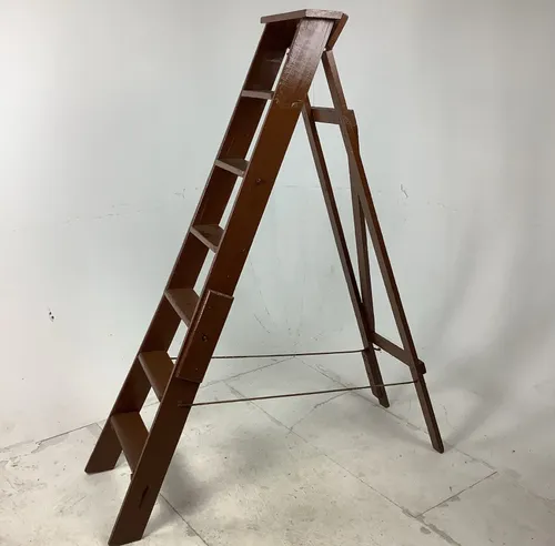 Prop wooden painters ladders