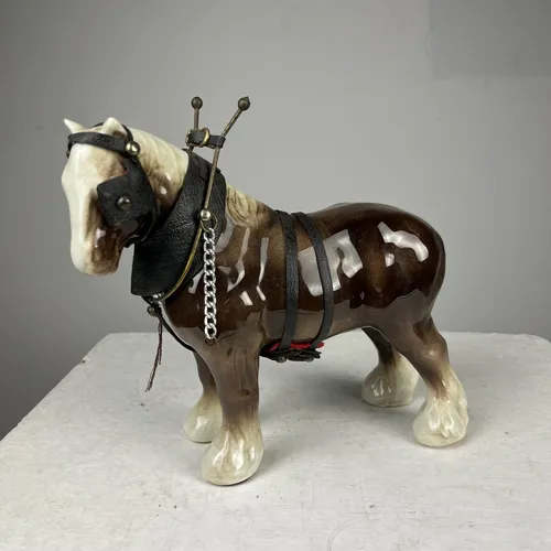 Clydesdale Horse in Harness Ornament 