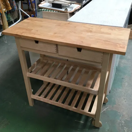 Wood Kitchen Island Trolley
