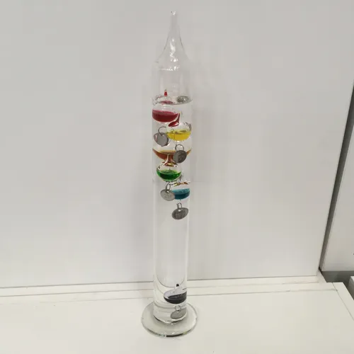 Glass temperature gauge 