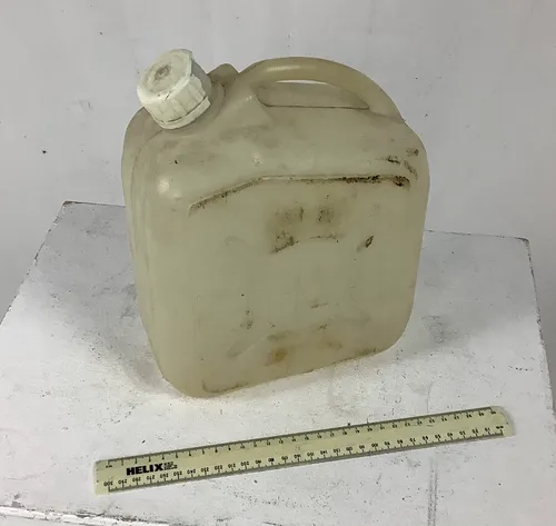 Opaque Plastic Water Can