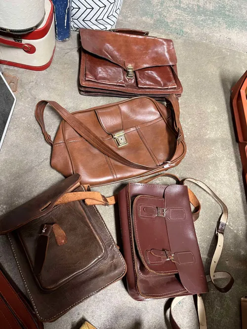 Various Brown Leather Satchels