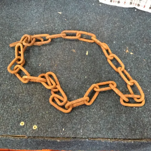Small Length of Rusty Chain