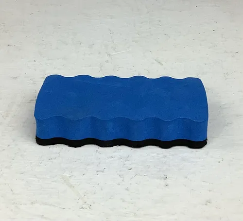 Blue and Black Foam Chalkboard Duster Eraser