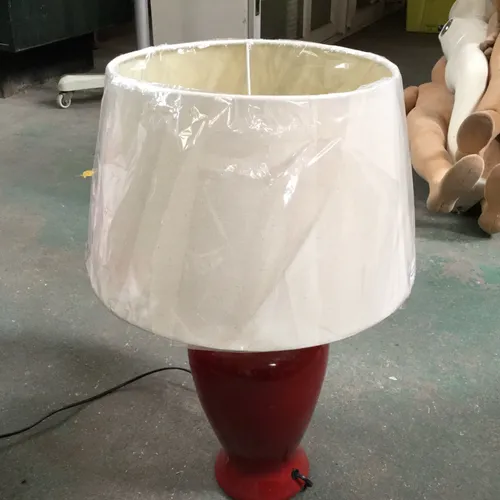 Cream Round Lampshade 