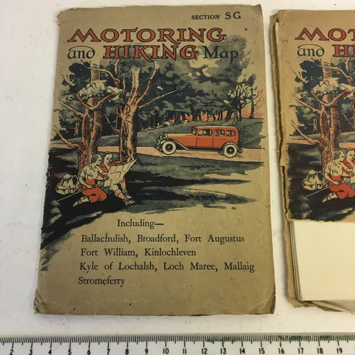 Vintage 1930s Motoring and Hiking Maps