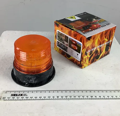 Orange LED High Power Beacons with Black Base