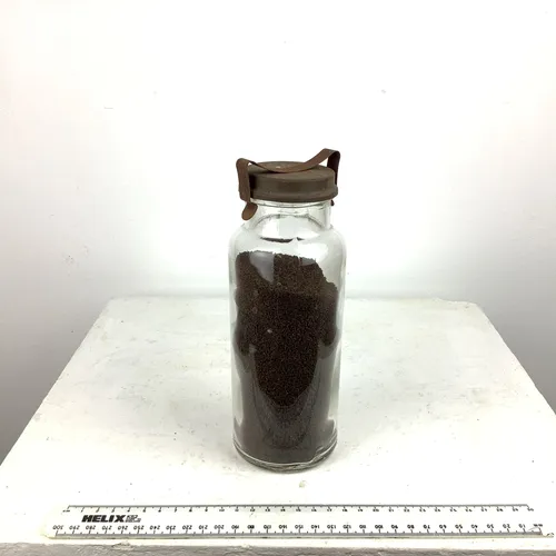 1920s Geo Fowler, Lee & Co. Ltd Vacuum Cover Tall Glass Jar