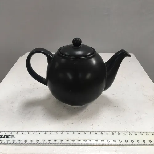 Matt Black Teapot 