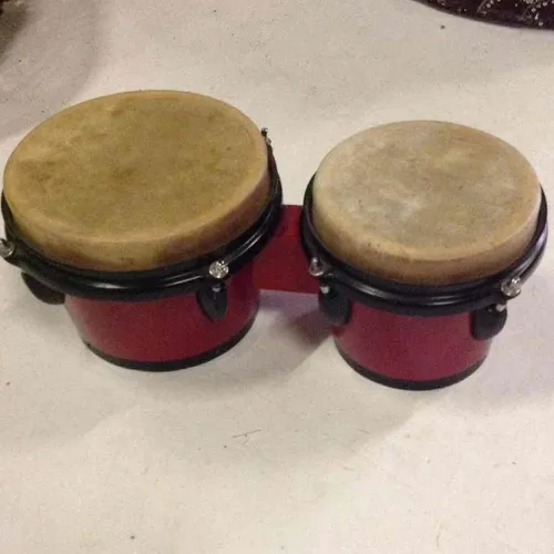Set of bongo drums