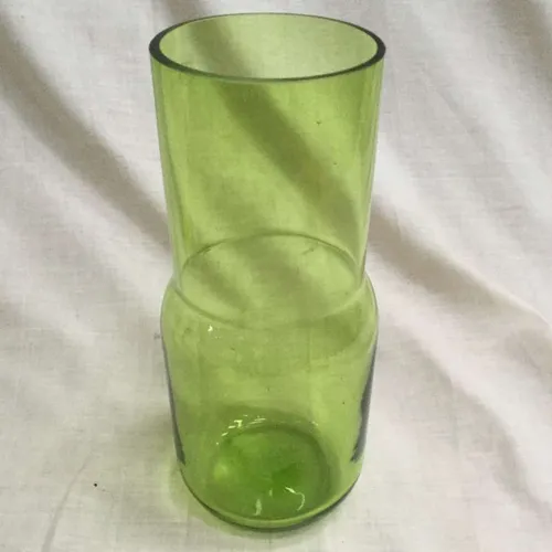 Tall Green Glass vase