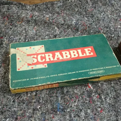 Period Scrabble Board Game