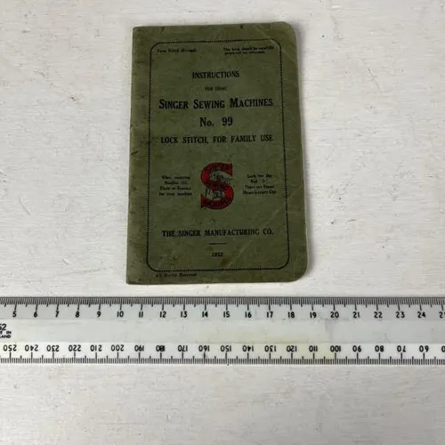 singer sewing machine haberdashery manuals instructions 1930s