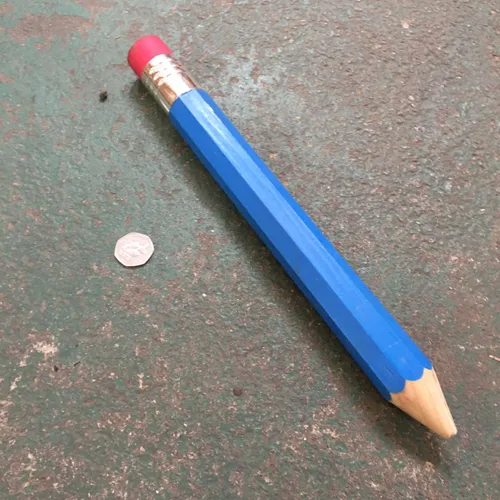 Blue Giant Pencil with Eraser