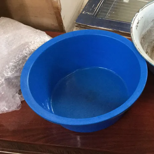 Blue Plastic Wash Basin