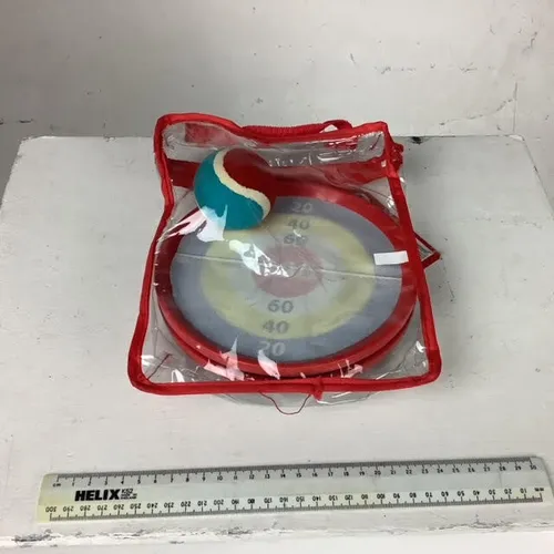 Red and Blue Catch a Ball Set in Carry Bag