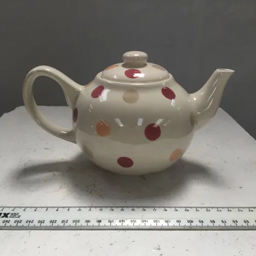 Spotty ceramic teapot 