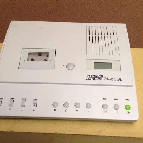 white Assmann Compur M-205 SL answering machine