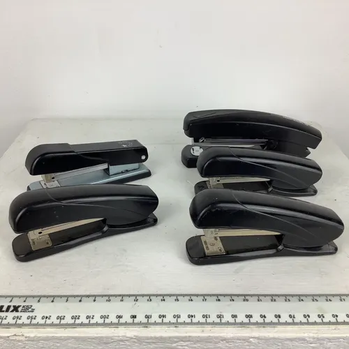 Modern black staplers