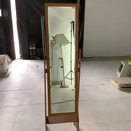 Light Wood Freestanding Full Length Mirror