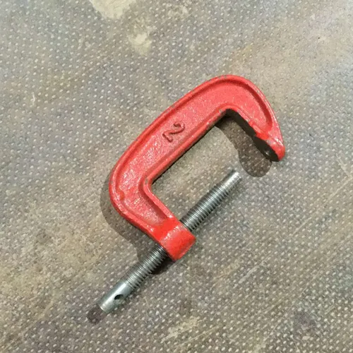 Red metal G Clamp