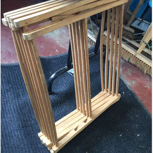wood collapsible clothes airer