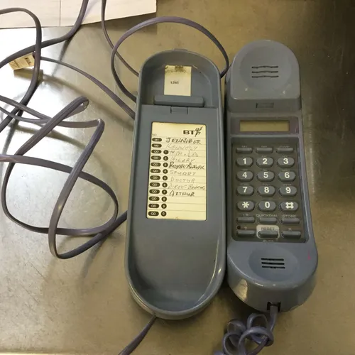 Blue BT Duet Corded Telephone Phone