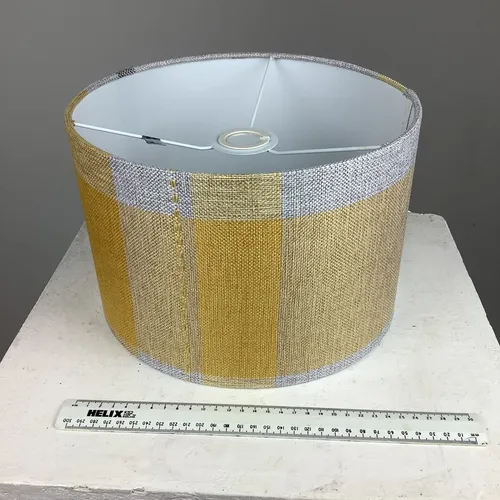 Yellow Green and Mustard Lamp Shade