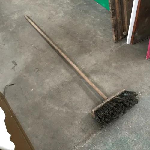 Wooden Stiff Bristled Broom / Brush
