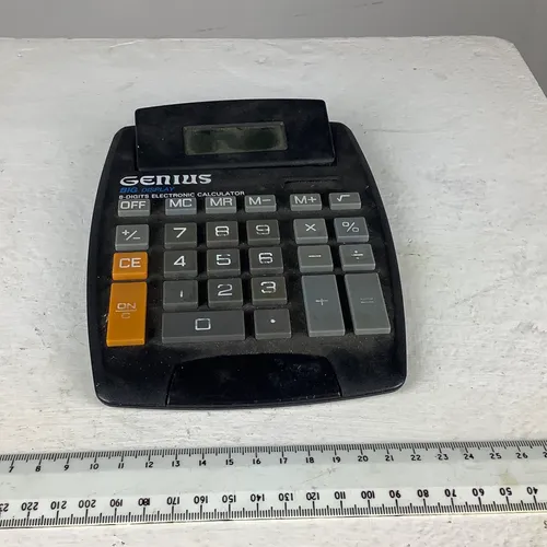 Black Genius Big Display Calculator