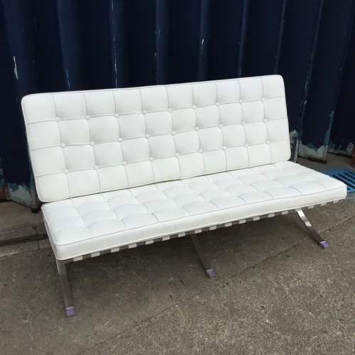White Barcelona Sofa