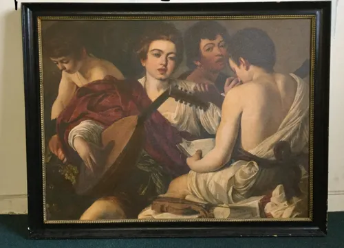 The Musician by Caravaggio Painting  90cm x 106.5cm