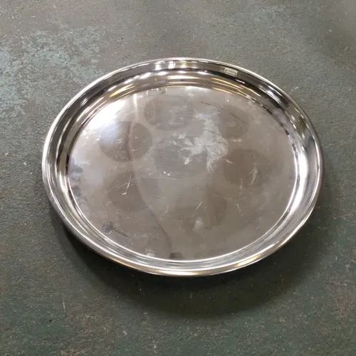 Stainless Steel Round Serving Tray