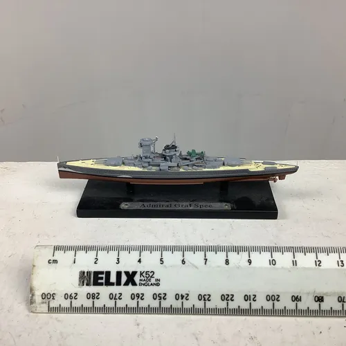 Admiral Graf Spee Model Boat with Plaque