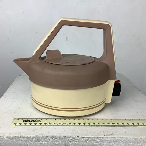 Period Cream and Brown Kettle