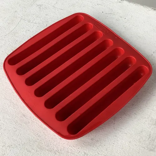 Red Silicone Stick Ice Cube Tray