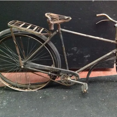 Avon rusted mens' English roadster / utility bicycle / Opafiet