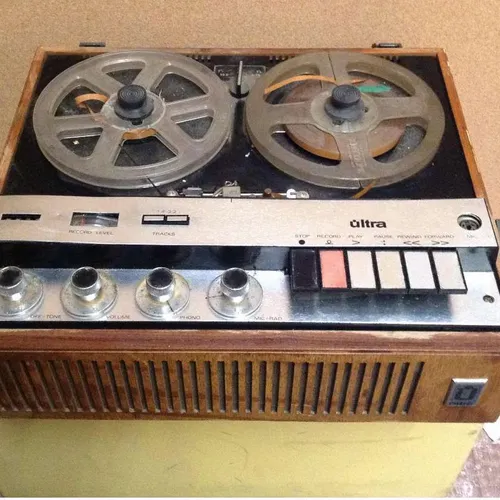 Period Ultra reel to reel recorder in wood casing