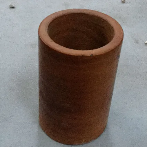Small wood pot