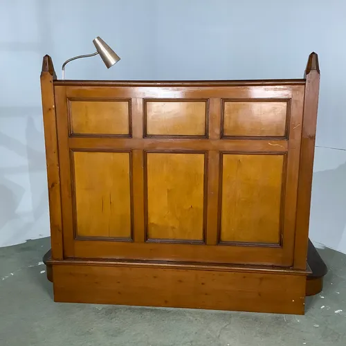 Light wood Pulpit/Platform with lectern