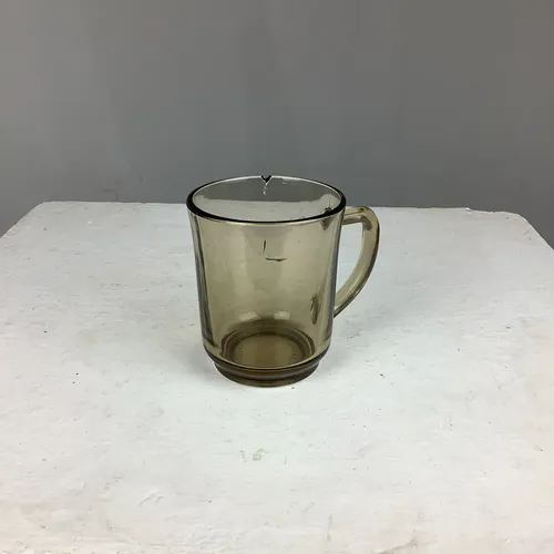 Grey Clear Glass with Handle